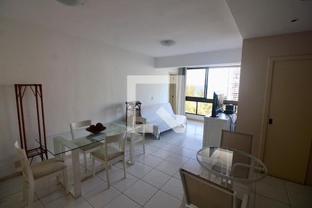 Sala de apartamento para alugar com 1 quarto, 68m² em Barra da Tijuca, Rio de Janeiro