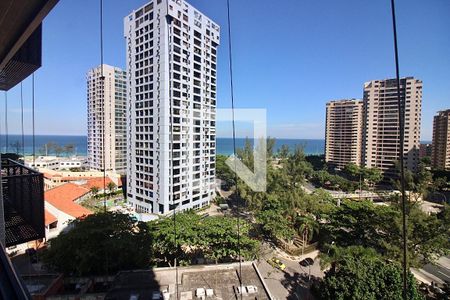 Vista da Sala de apartamento para alugar com 1 quarto, 68m² em Barra da Tijuca, Rio de Janeiro