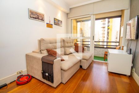Sala, ambiente de estar  de apartamento para alugar com 2 quartos, 59m² em Vila Uberabinha, São Paulo