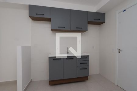 Sala/Cozinha/Lavanderia - ambiente cozinha de apartamento para alugar com 1 quarto, 31m² em Vila Ema, São Paulo