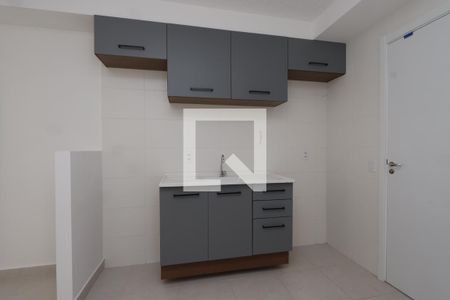Sala/Cozinha/Lavanderia - ambiente cozinha de apartamento à venda com 1 quarto, 31m² em Vila Ema, São Paulo