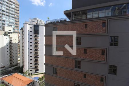 Vista da Sala de kitnet/studio para alugar com 2 quartos, 38m² em Indianópolis, São Paulo