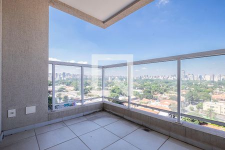 Sala/Cozinha - Varanda de apartamento à venda com 2 quartos, 55m² em Jardim Paulistano, São Paulo