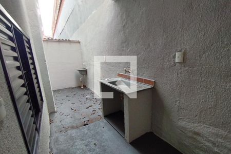 Cozinha - lavanderia de kitnet/studio para alugar com 1 quarto, 28m² em Jardim Jose Figueira, Ribeirão Preto