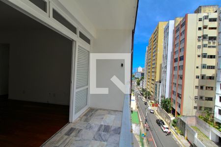 Varanda da Sala de apartamento para alugar com 3 quartos, 116m² em Graça, Salvador