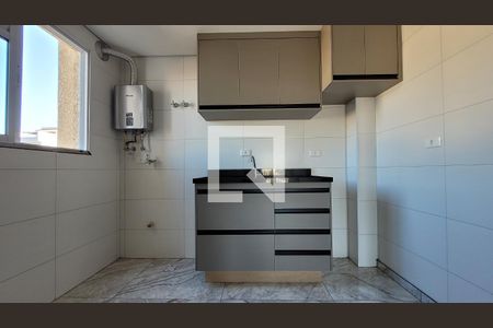 Cozinha  de apartamento para alugar com 2 quartos, 50m² em Parque das Nações, Santo André