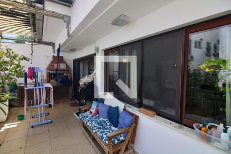 Varanda da Sala de apartamento à venda com 3 quartos, 136m² em Barra da Tijuca, Rio de Janeiro