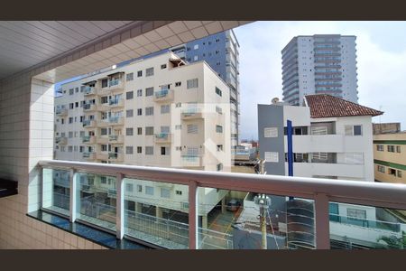 Sala / varanda gourmet de apartamento para alugar com 1 quarto, 53m² em Caiçara, Praia Grande