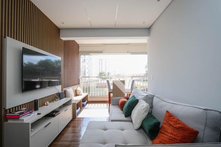 Sala de apartamento à venda com 3 quartos, 78m² em Jardim Santa Rosa, Taboão da Serra