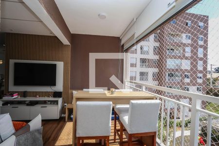 Varanda de apartamento à venda com 3 quartos, 78m² em Jardim Santa Rosa, Taboão da Serra