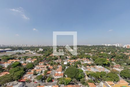 Vista da Varanda de kitnet/studio à venda com 1 quarto, 27m² em Santo Amaro, São Paulo