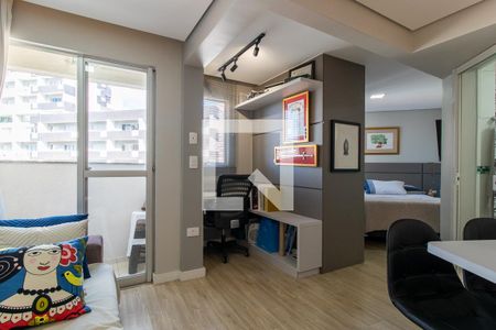 Sala de apartamento para alugar com 1 quarto, 42m² em Vila Izabel, Curitiba