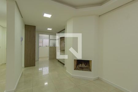 Sala/lareira de casa de condomínio à venda com 3 quartos, 144m² em Marechal Rondon, Canoas