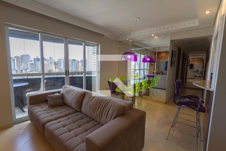 Sala de apartamento para alugar com 3 quartos, 74m² em Jardim Botânico, Curitiba