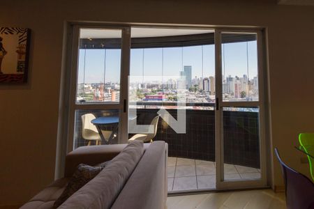 Vista da Sala de apartamento para alugar com 3 quartos, 74m² em Jardim Botânico, Curitiba