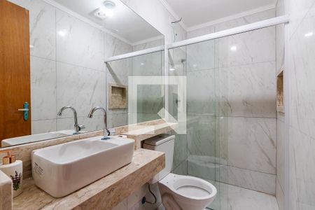 Banheiro da Suíte de apartamento para alugar com 1 quarto, 28m² em Vila Carrão, São Paulo