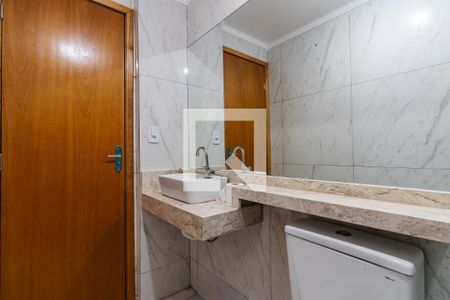 Banheiro da Suíte de apartamento para alugar com 1 quarto, 28m² em Vila Carrão, São Paulo