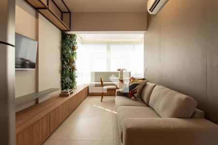 Sala - Varanda de apartamento para alugar com 1 quarto, 34m² em Vila Clementino, São Paulo