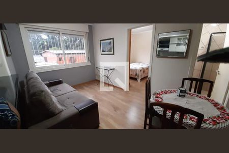 Sala de apartamento à venda com 1 quarto, 50m² em Morro Santana, Porto Alegre