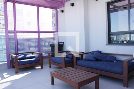 Studio para alugar com 24m², 1 quarto e sem vagaRooftop - Lounge