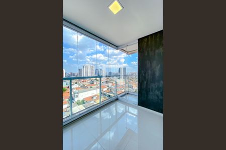 Varanda da Sala de apartamento para alugar com 1 quarto, 49m² em Vila Dom Pedro I, São Paulo