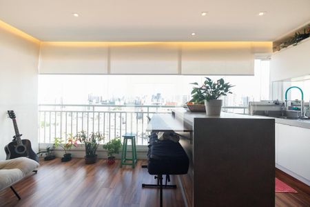 Varanda Gourmet  de apartamento para alugar com 2 quartos, 103m² em Tatuapé, São Paulo