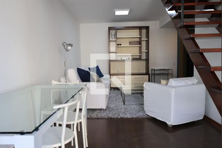 Sala de apartamento para alugar com 1 quarto, 65m² em Itaim Bibi, São Paulo