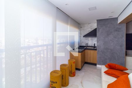 Varanda gourmet de apartamento à venda com 2 quartos, 67m² em Vila Prudente, São Paulo