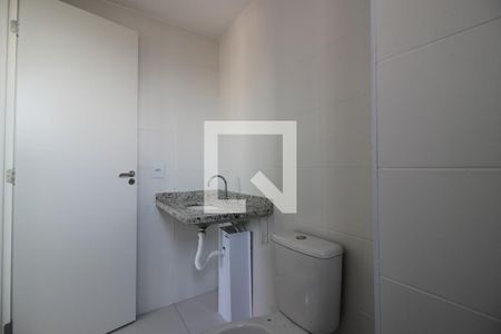 Banheiro da Suíte de apartamento para alugar com 1 quarto, 24m² em Pinheiros, São Paulo