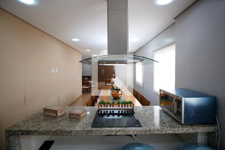 Apartamento para alugar com 49m², 2 quartos e 1 vagaÁrea comum - Salão de festas