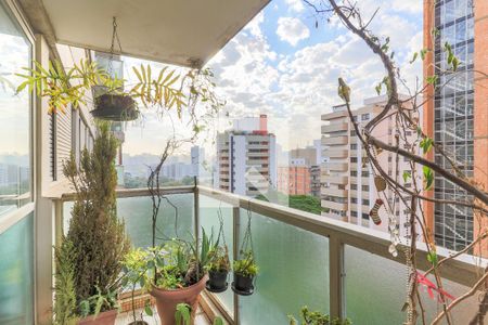Varanda da Sala de apartamento para alugar com 3 quartos, 110m² em Brooklin Novo, São Paulo