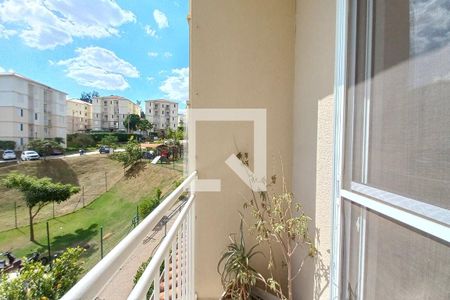 Varanda da Sala  de apartamento para alugar com 2 quartos, 48m² em Vila Marieta, Campinas