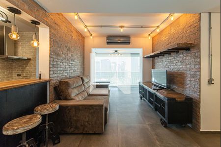 Sala de apartamento para alugar com 2 quartos, 63m² em Brooklin, São Paulo