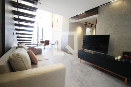 Sala de apartamento para alugar com 3 quartos, 112m² em Vila Olímpia, São Paulo