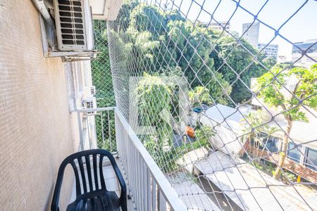 Varanda da Sala de apartamento para alugar com 2 quartos, 60m² em Botafogo, Rio de Janeiro