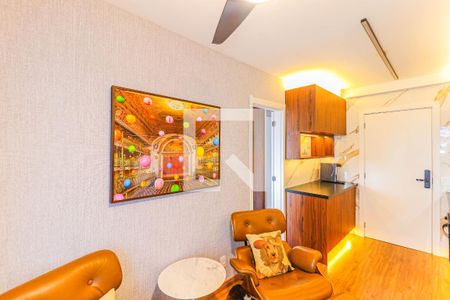 Sala de apartamento para alugar com 1 quarto, 28m² em Jardim Caravelas, São Paulo