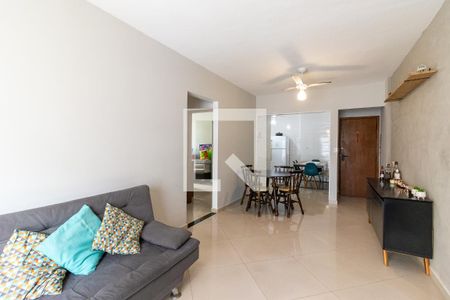 Sala de apartamento para alugar com 2 quartos, 76m² em Aviação, Praia Grande