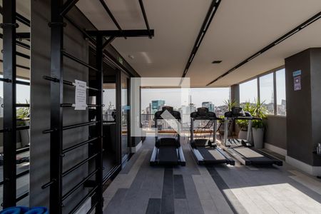 Apartamento para alugar com 34m², 1 quarto e sem vagaAcademia