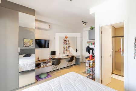 Sala/Quarto de apartamento para alugar com 1 quarto, 34m² em Liberdade, São Paulo