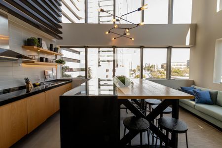 Apartamento para alugar com 34m², 1 quarto e sem vagaEspaço Gourmet - Salão de festas