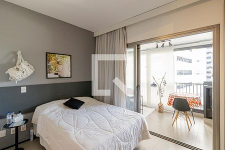 Sala/Quarto de apartamento para alugar com 1 quarto, 34m² em Liberdade, São Paulo