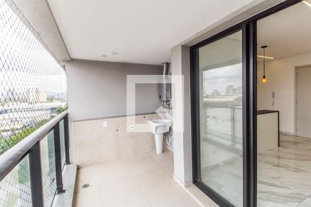 Varanda da Sala de apartamento à venda com 1 quarto, 87m² em Tamboré, Barueri