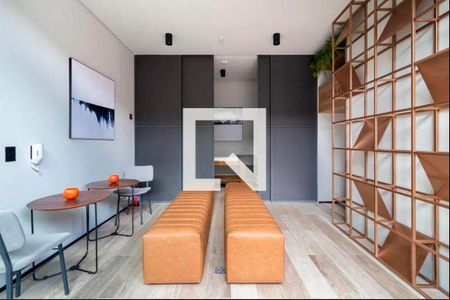 Studio à venda com 27m², 1 quarto e sem vaga Studio à venda com 27m², 1 quarto e sem vagaHall