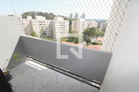 Varanda da Sala de apartamento para alugar com 3 quartos, 72m² em Jardim Luanda, São Paulo