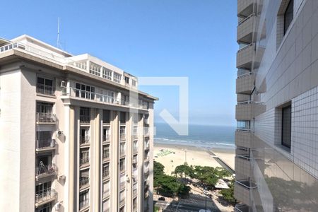 Vista da Varanda da Sala e do Quarto 1 de apartamento para alugar com 2 quartos, 55m² em Boqueirão, Santos