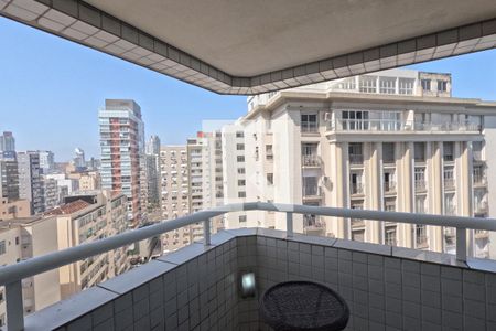 Varanda da Sala e do Quarto 1 de apartamento para alugar com 2 quartos, 55m² em Boqueirão, Santos