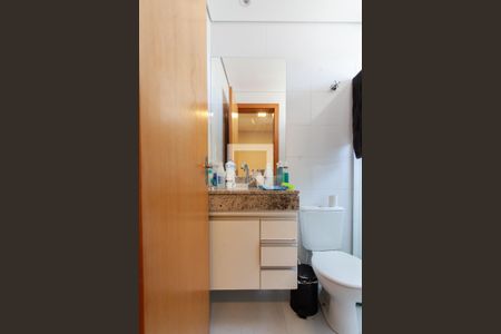 Banheiro da Suíte de apartamento à venda com 3 quartos, 86m² em Rio Branco, Belo Horizonte