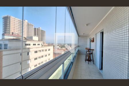 Varanda de apartamento para alugar com 3 quartos, 80m² em Vilamar, Praia Grande