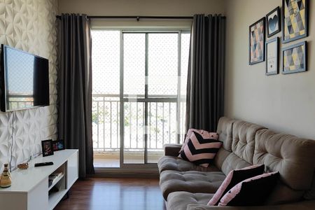 Sala de apartamento à venda com 2 quartos, 48m² em Vila Homero Thon, Santo André