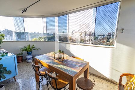 Varanda de apartamento à venda com 3 quartos, 120m² em Castelo, Belo Horizonte